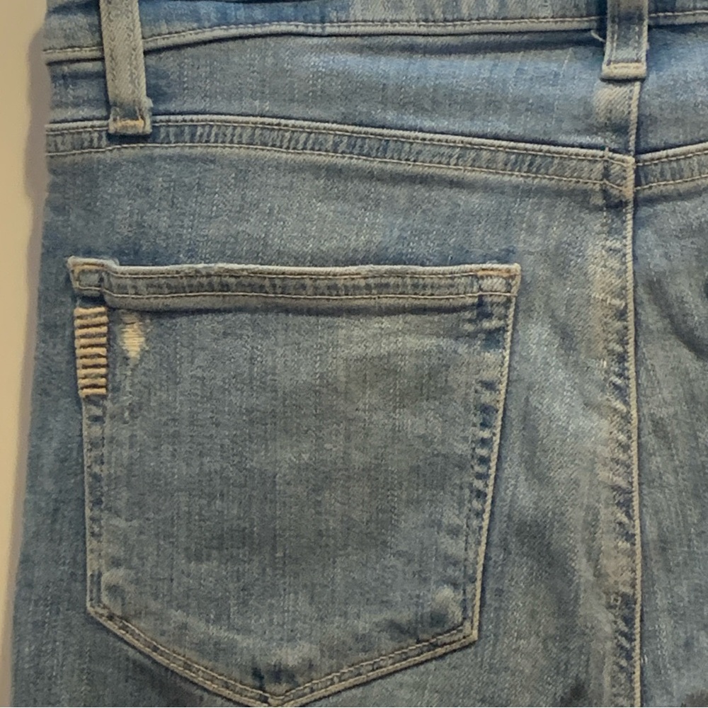 PAIGE Atley Ankle Flare Floretta Deconstructed Raw Hem Distressed Jeans $229.00 - Picture 13 of 14